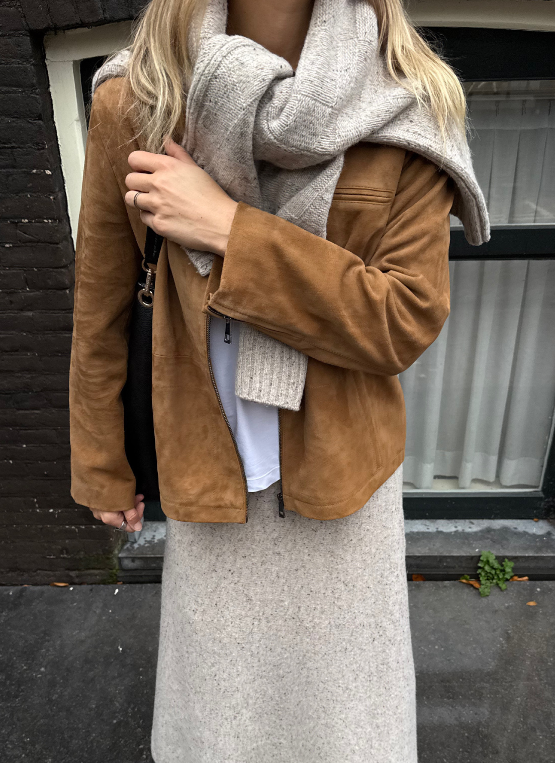 Tan Kate Suede Jacket