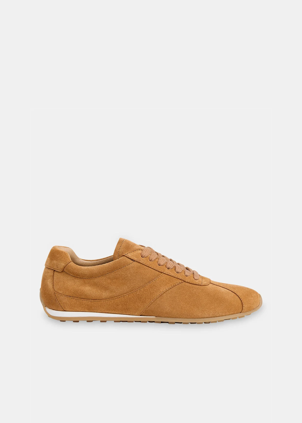 Tan Soft Suede Unlined Sneaker