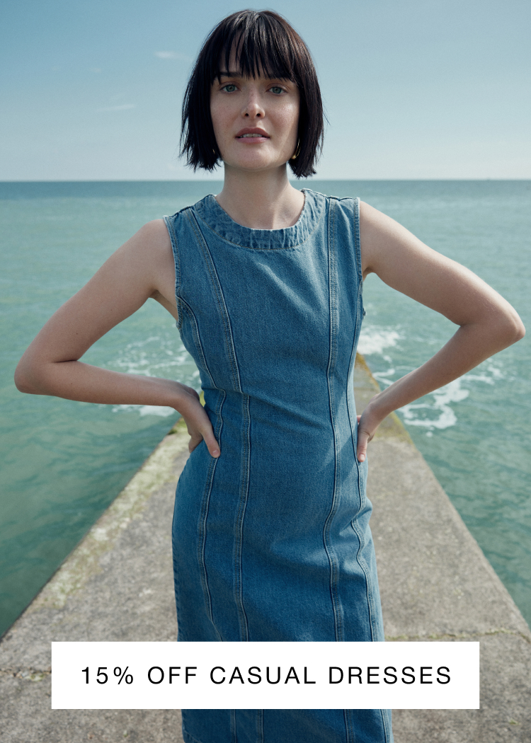 15% off casual dresses
