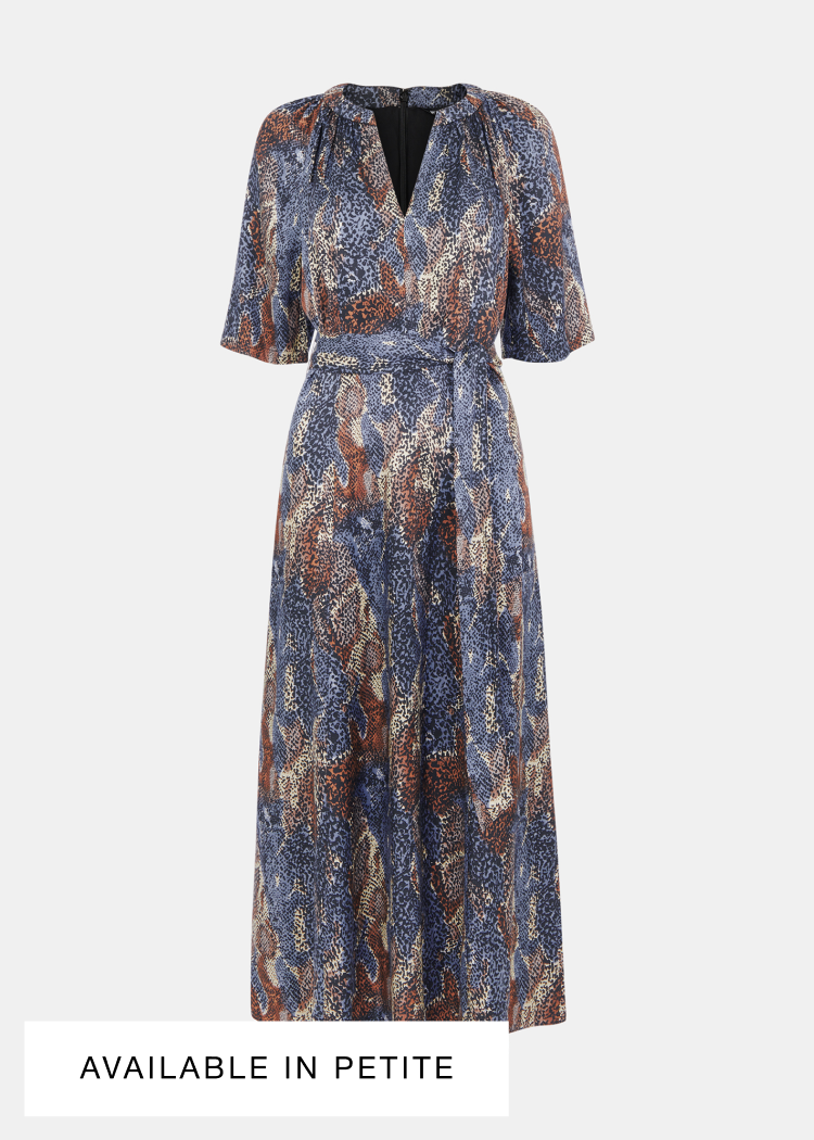 Marlow Dashed Snake Dress