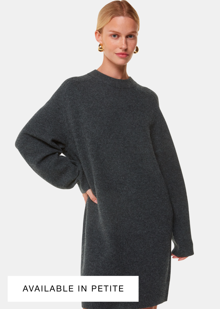 Ava Round Neck Knitted Dress
