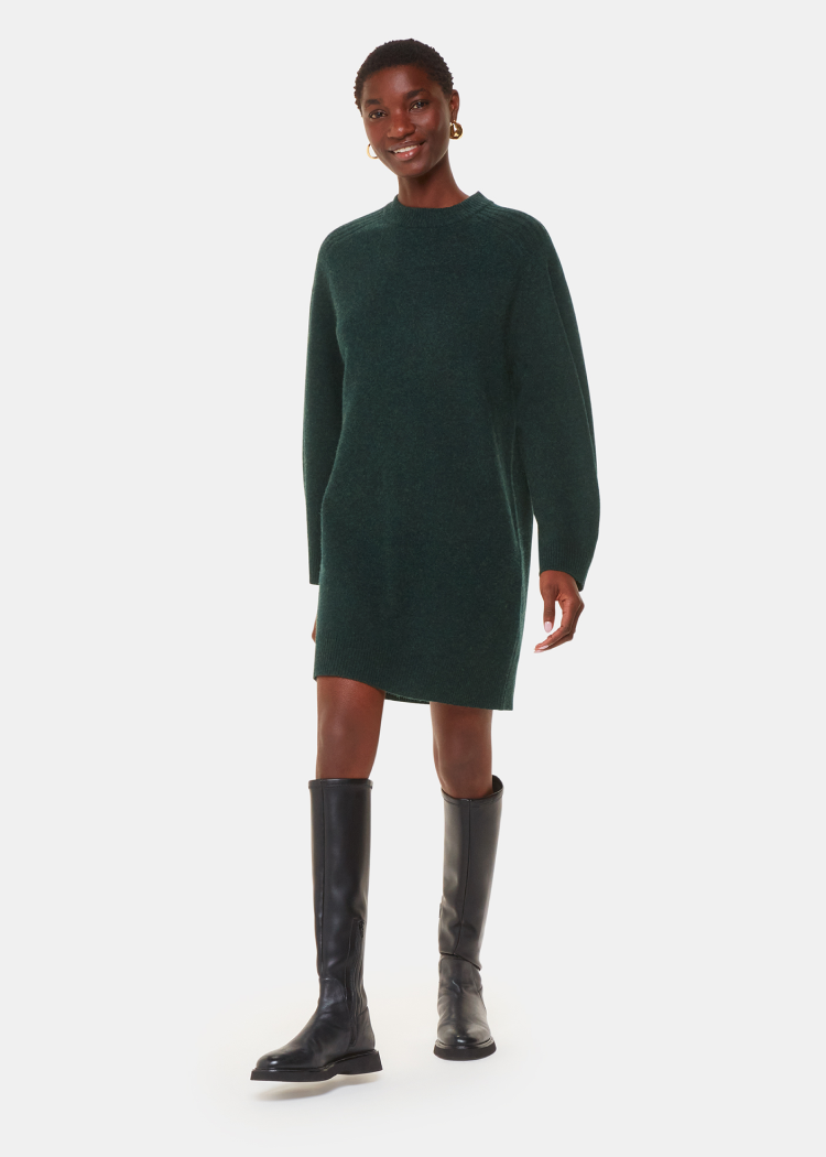 Ava Round Neck Knitted Dress