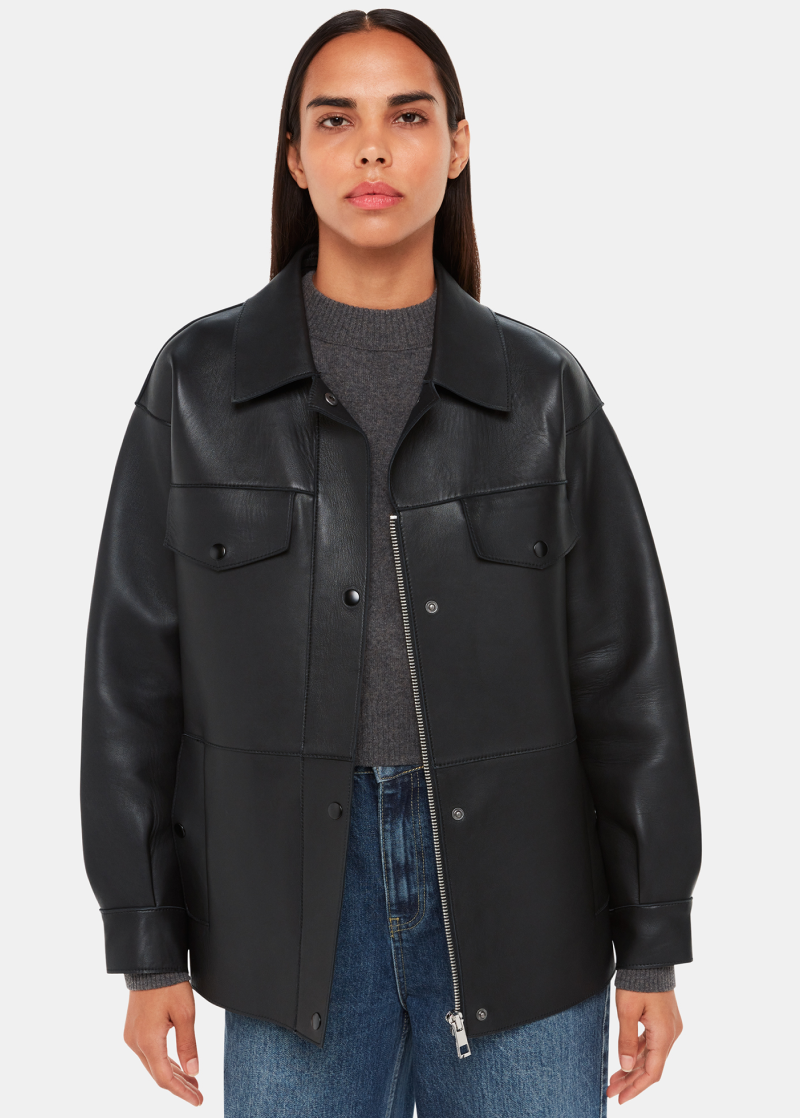 Clean Bonded Leather Jacket