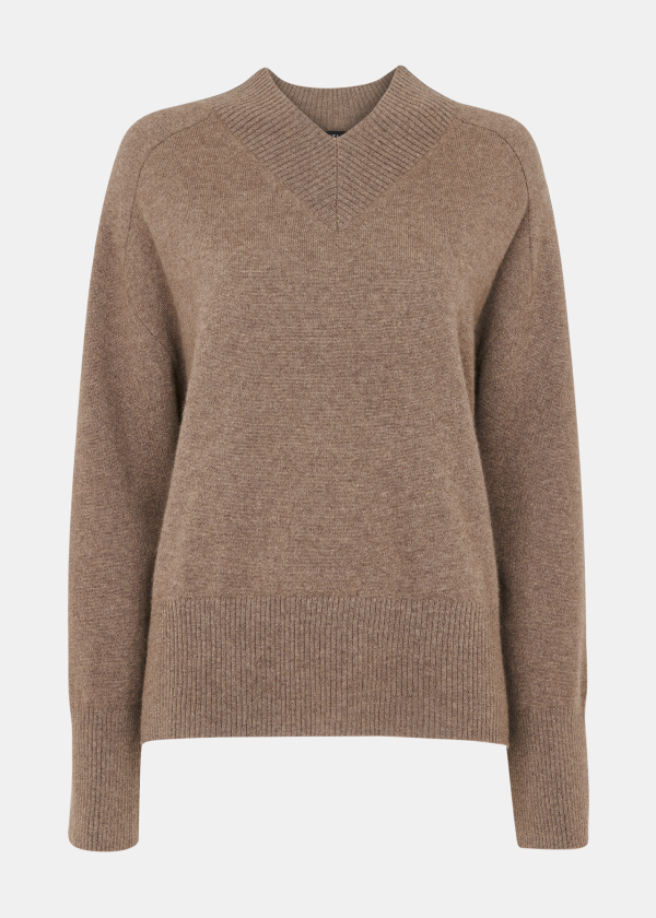 Cashmere V Neck Knit