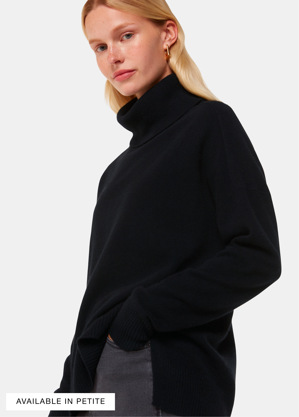 Cashmere Roll Neck