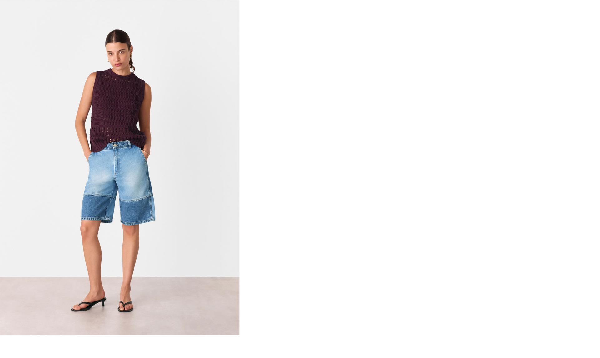 Patchwork Board Short