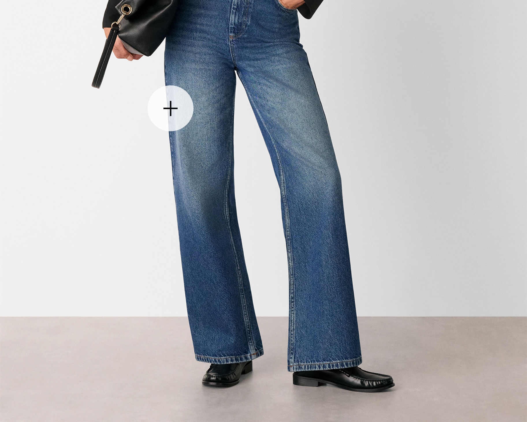 Denim Authentic Column Leg Jean