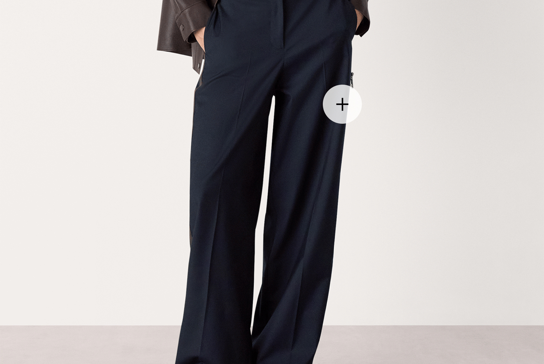 Navy Side Stripe Tailored Trouser