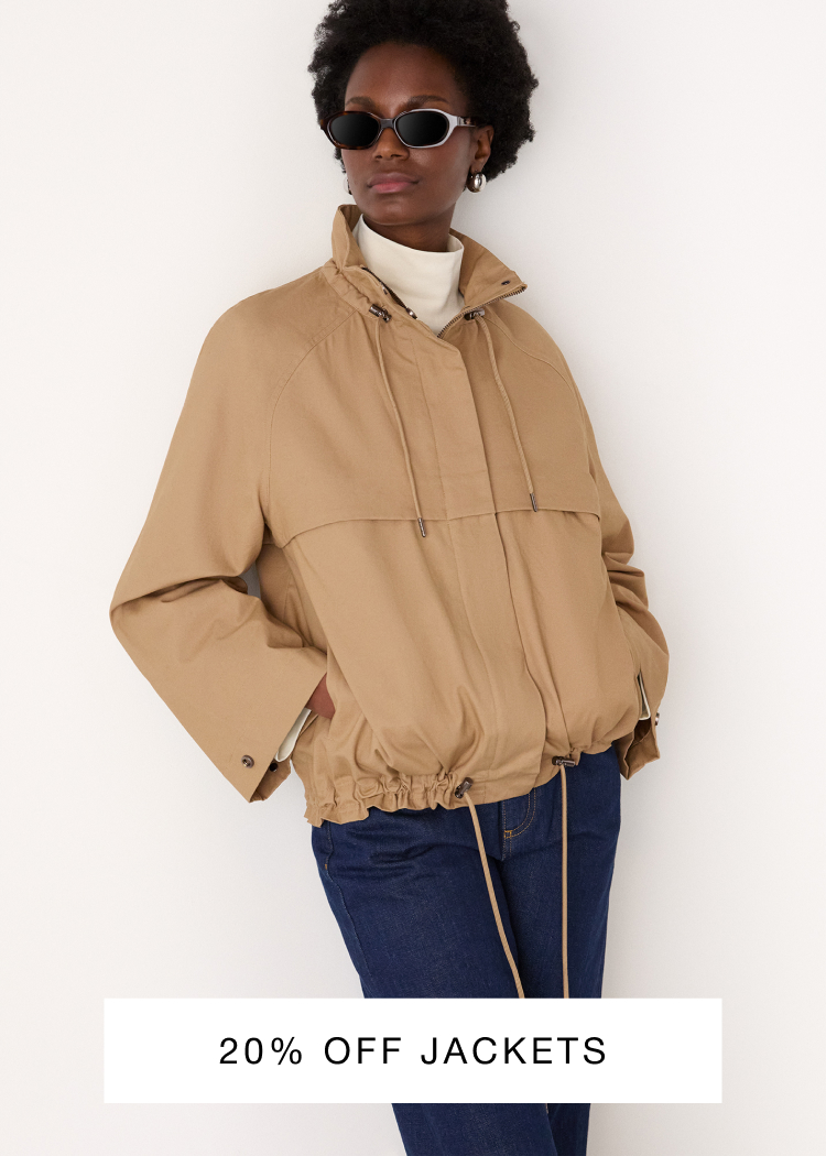 Shop 20% off jackets