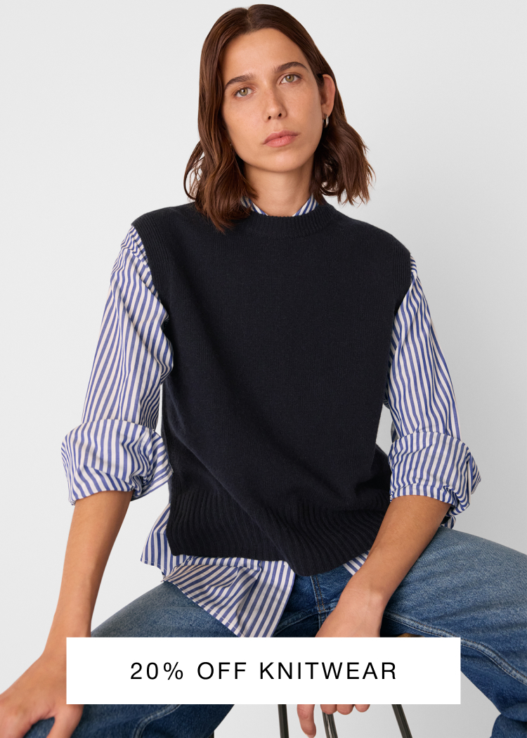 Shop 20% off knitwear