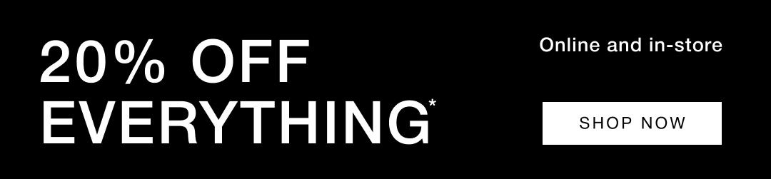 Black Friday 20% off everything