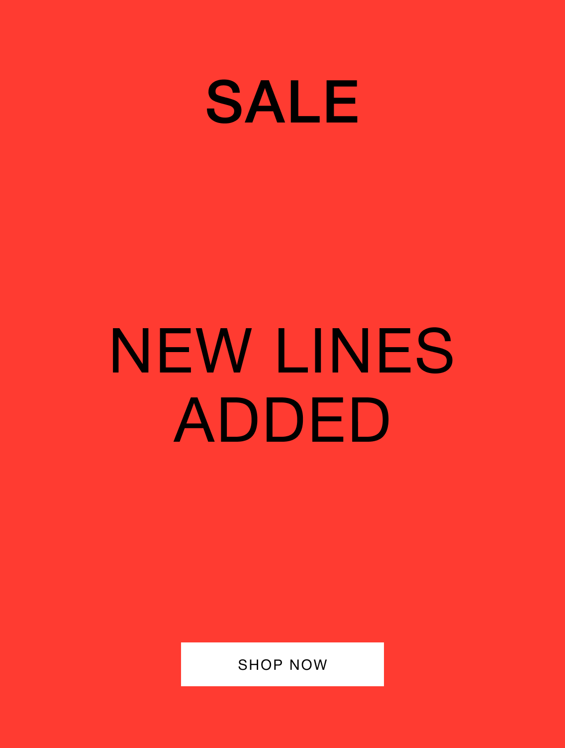 Shop new lines added