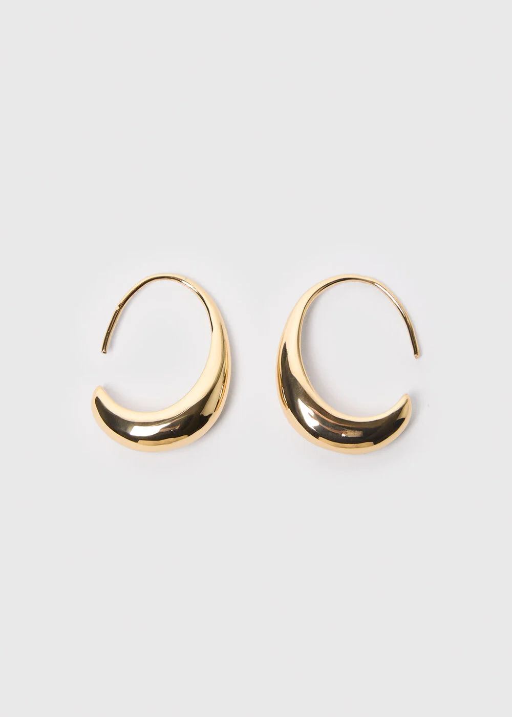 Gold Mini Wire Hoop Earring