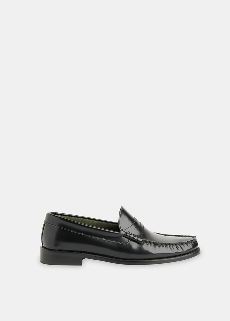 Black Manny Slim Loafer