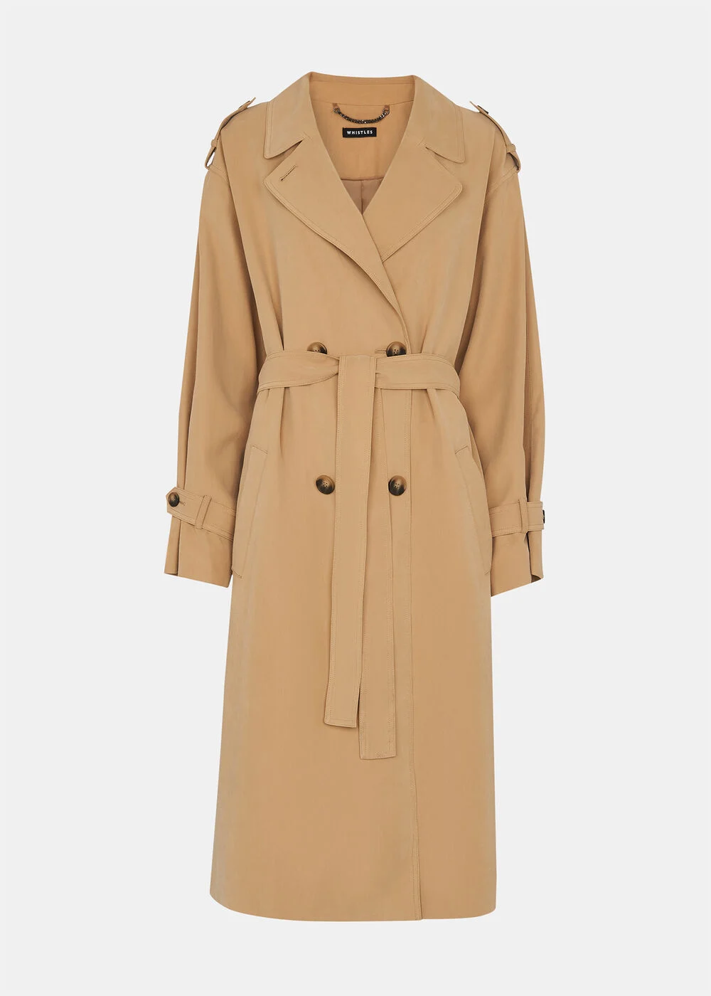 Neutral Riley Trench Coat