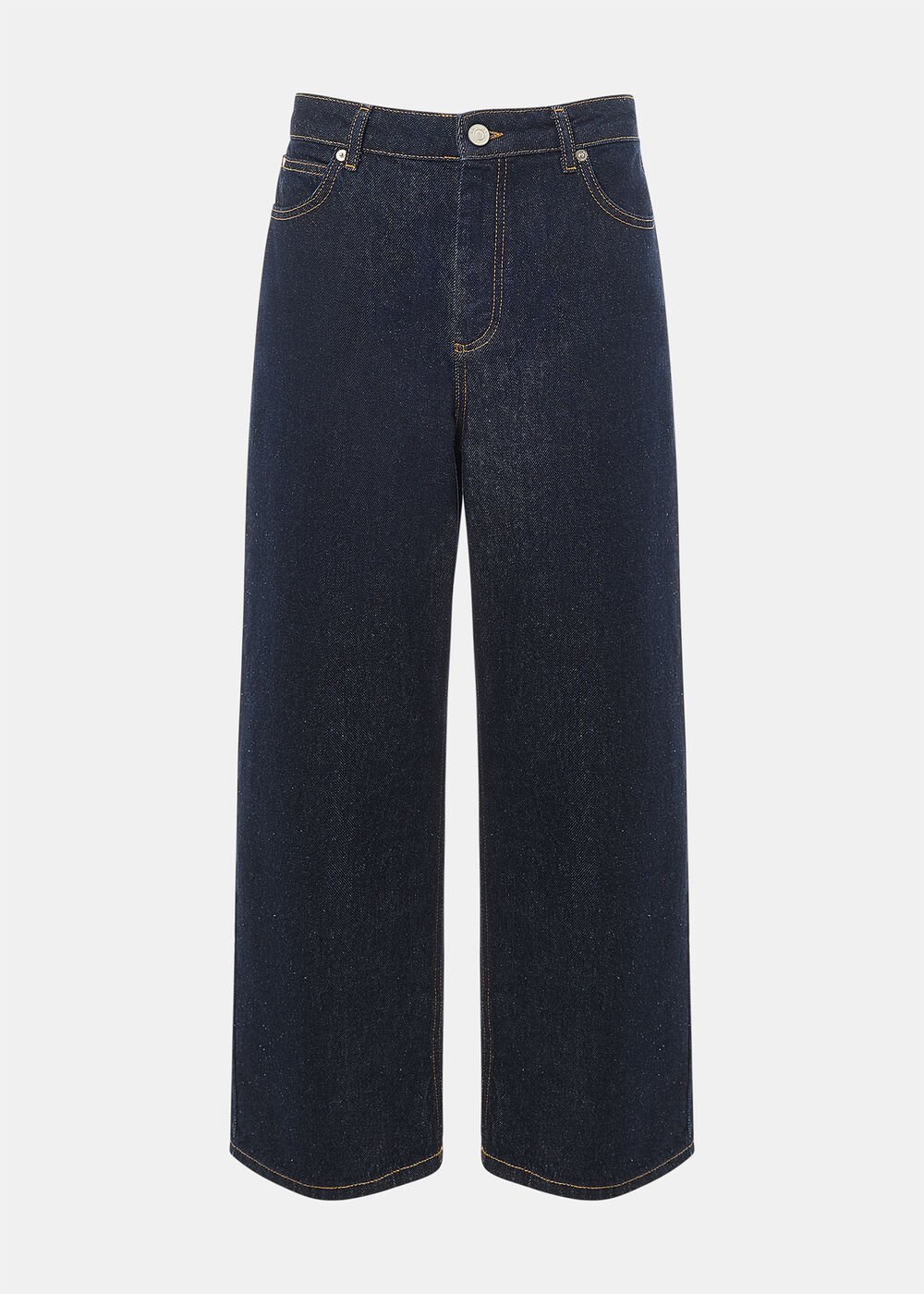 Dark Denim Straight Ankle Length Jean
