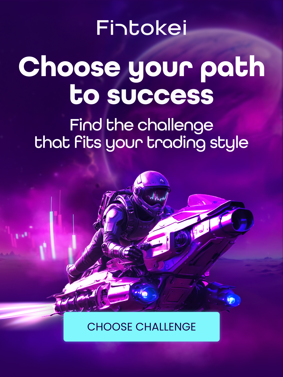 Choose your path to success Find the challenge that fits your trading style