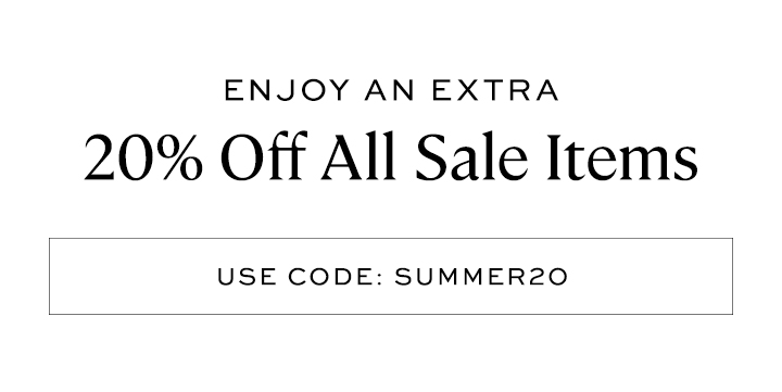 Enjoy an extra 20% off all sale items