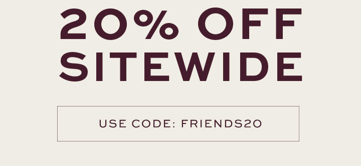 20% off sitewide