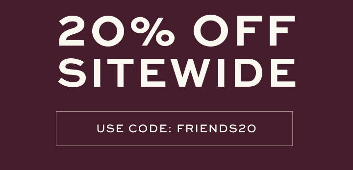 20% off sitewide