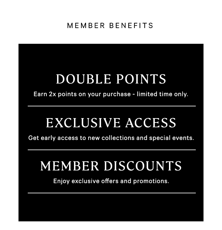 Member benefits