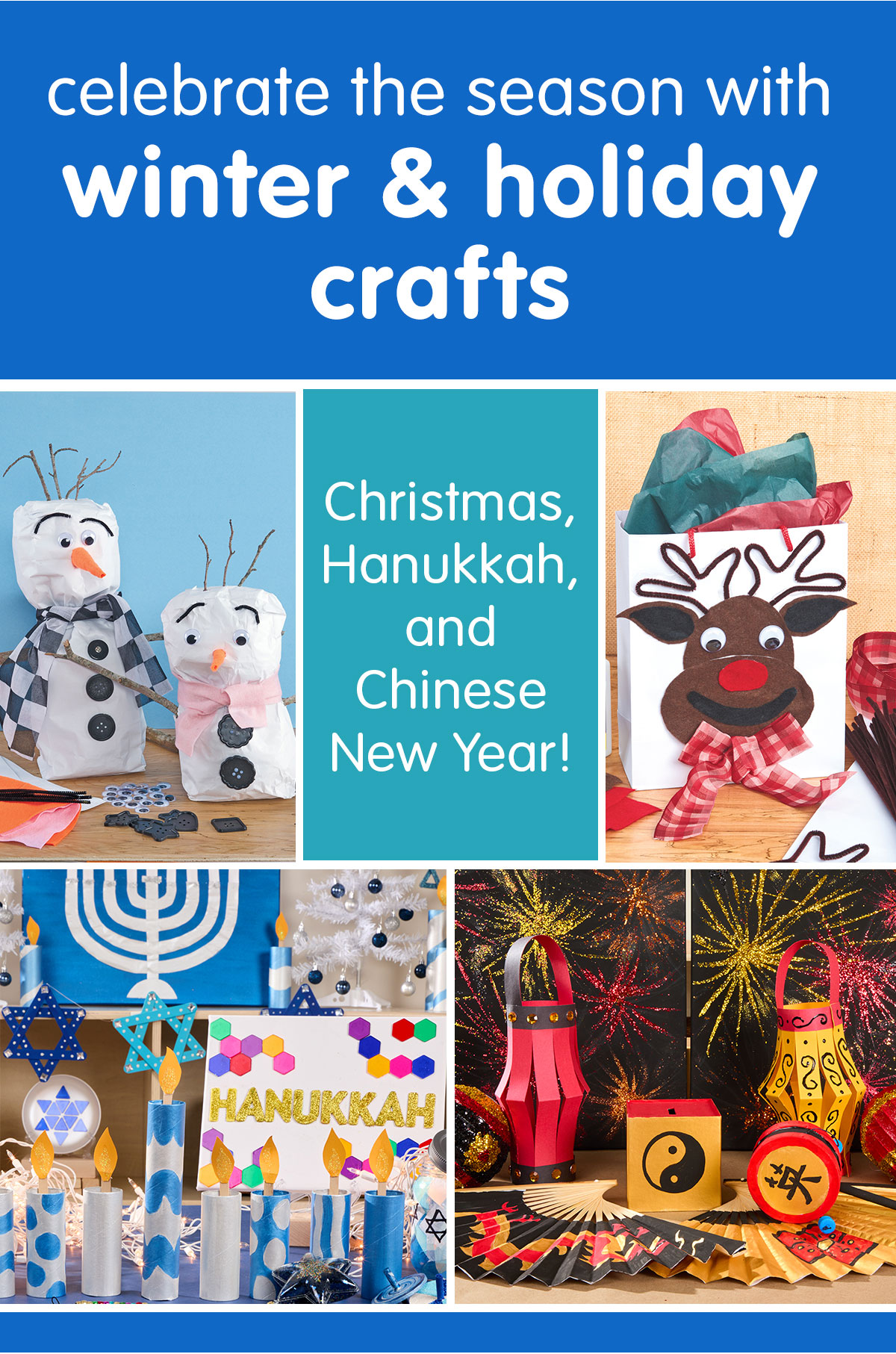 celebrate the season with winter & holiday crafts