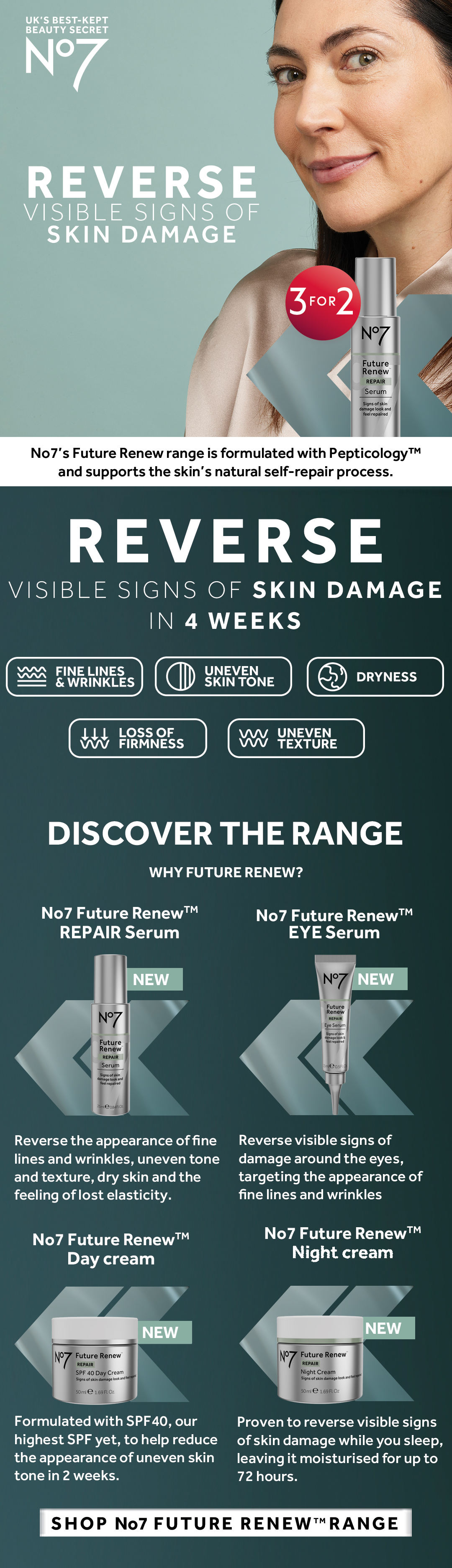 Discover No7 Future Renew Range Your Skincare Essential💚 Boots