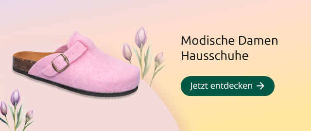 Modische Hausschuhe