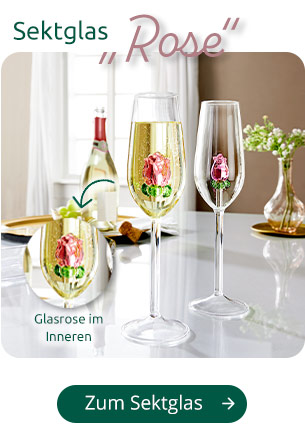 Sektglas „Rose“  