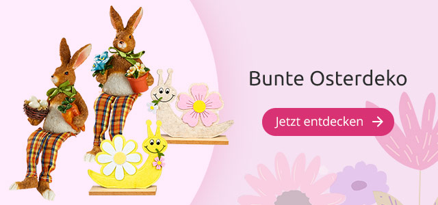 Bunte Osterdeko