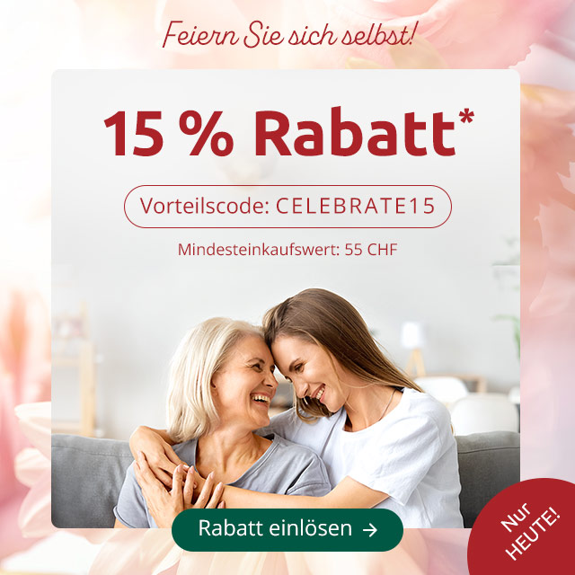 15% Rabatt* zum Weltfrauentag