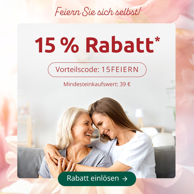 15% Rabatt* zum Weltfrauentag