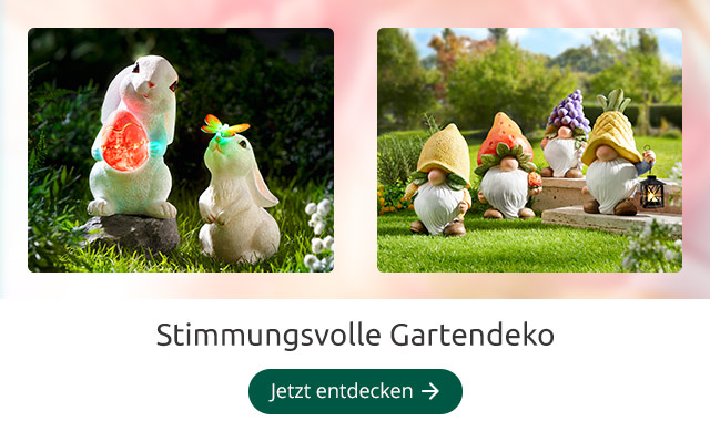 Stimmungsvolle Gartendeko - jetzt entdecken