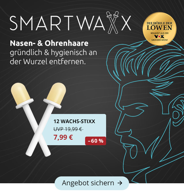 SMARTWAXX - zue entfernung von Nasen- & Ohrenhaare