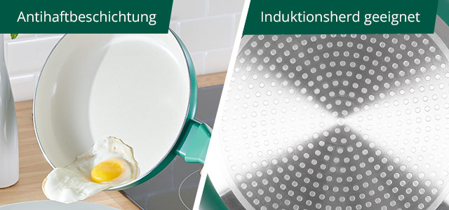 Antihaftbeschichtung / Induktionsherd geeignet