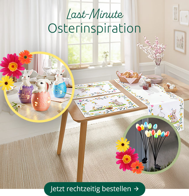 Osterideen - Frühlingsfrische Ideen, verspielte Akzente & kreative Osterdeko