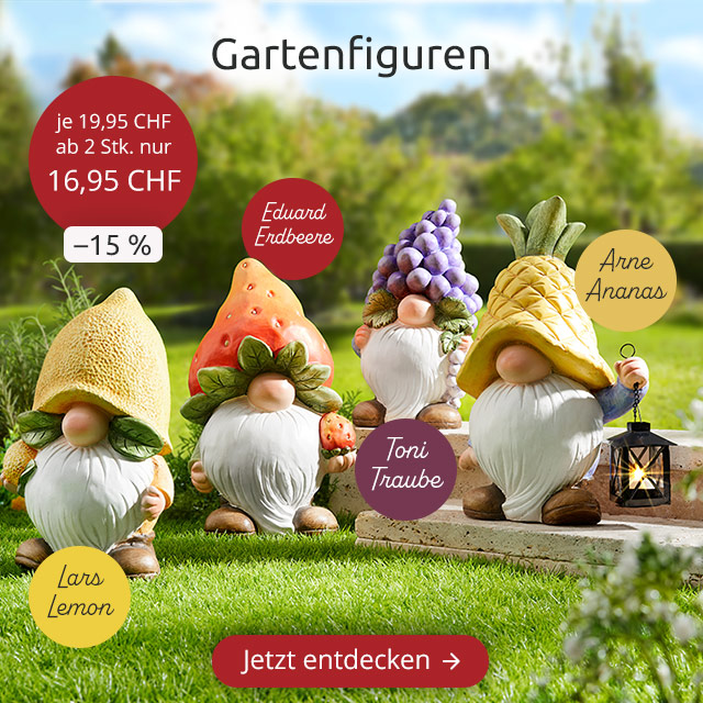 Lustige Gartenfiguren - Klicke jetzt!