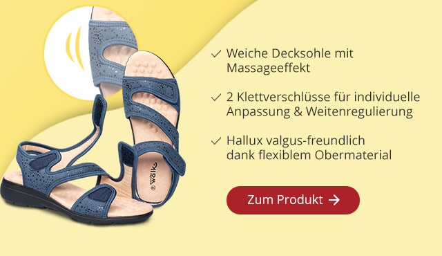 Bequem-Klettsandale von wonderwalk