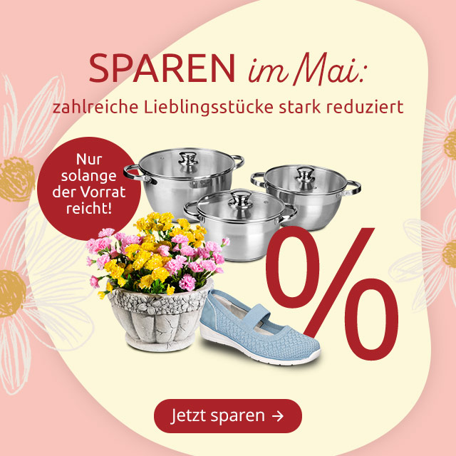 Sparen im Mai - klicke jetzt!