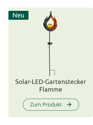 Gartenstecker Flamme