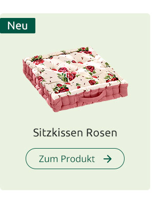 Sitzkissen Rosen