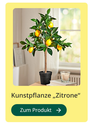 Kunstpflanze „Zitrone''