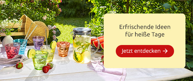 Erfrischende Ideen für heiße Tage