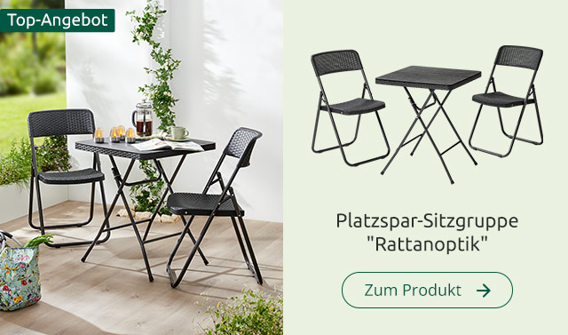 Platzspar-Sitzgruppe 