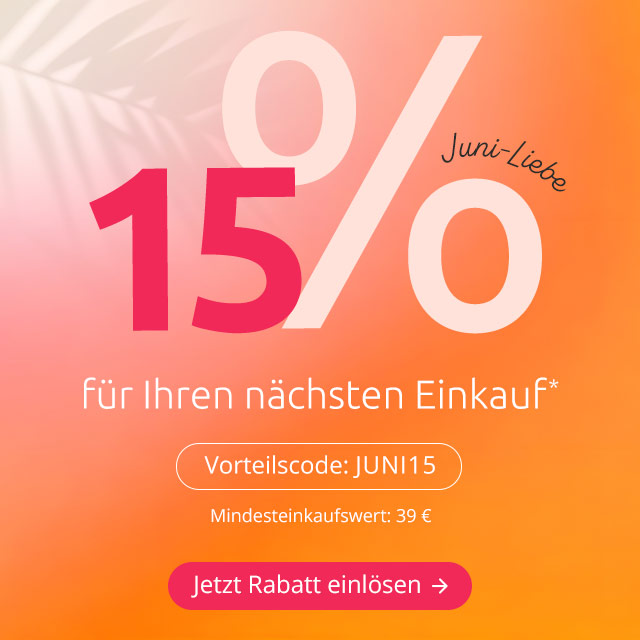 15% Rabatt 