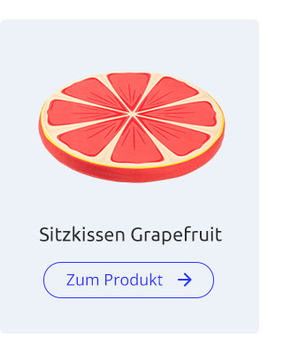 Sitzkissen Grapefruit