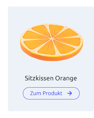 Sitzkissen Orange