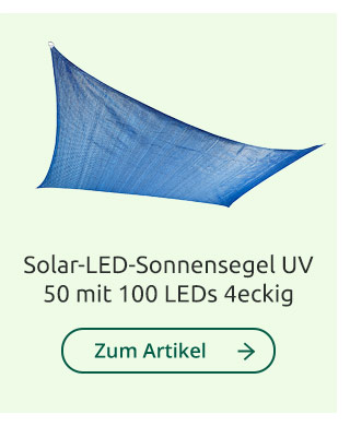 Solar-LED-Sonnensegel