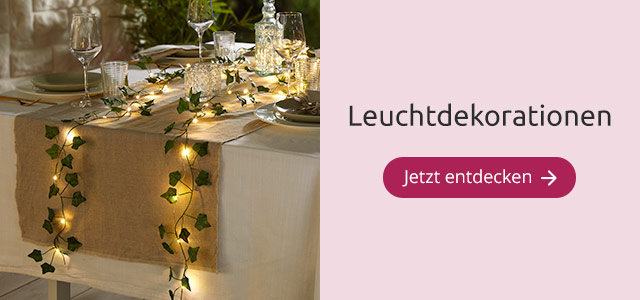 Leuchtdekoration