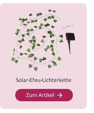 Solar-Efeu-Lichterkette, 2 m